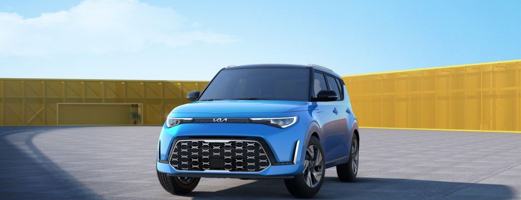 2023 Kia Soul in Surf Blue with Fusion Black Roof