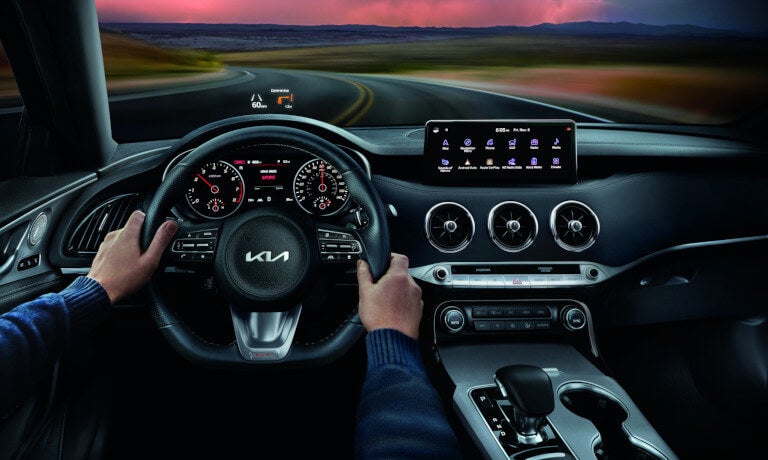 2024 Kia Forte HUD and driver's view
